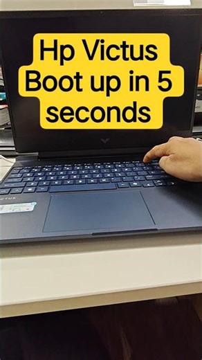 🚀 HP Victus Boot in Seconds! ⚡#shorts #shortsfeed #hpvictus15