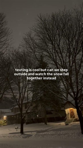 Even better with a hot cocoa in hand.