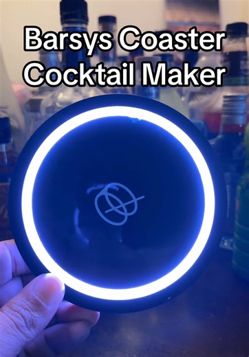 Barsys coaster cocktail maker. #cocktails #coaster #barsys