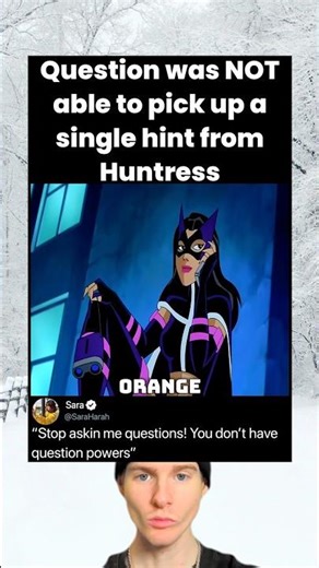 Question was NOT able to pick up a single hint from Huntress