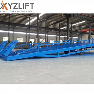 [Hot Item] Warehouse Mobile Forklift Ramp Hydraulic Loading Dock Ramp Lift