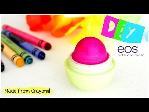 DIY EOS Lip Balm Using Crayons! | EASY