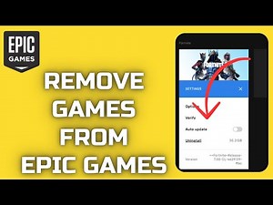 How To Delete / Remove Game From Epic Games Library (2024)