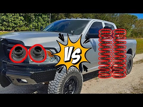 How To Install Front Coils Ram 2500 | Thuren Fab Leveling Coils Review