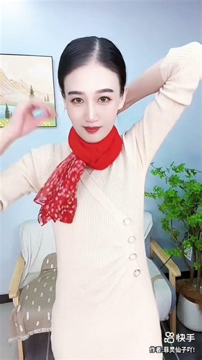 ✅Gentle knot Strong Style! Chic Scarf Styling🎀Quick Way to Tie and Scarf? instantly Chic scarf style