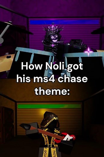 How Noli got his Ms4 Chase Theme: | Roblox Forsaken Animation #fyp #roblox #memes #forsaken
