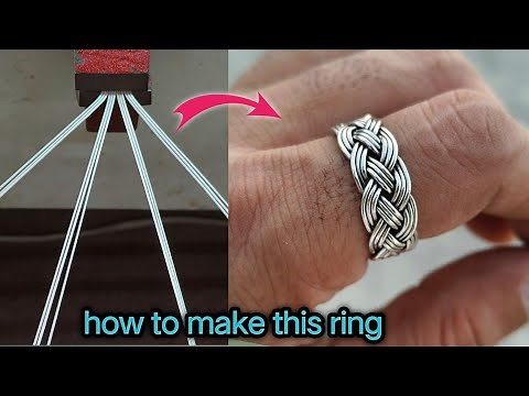 Twisted Silver Ring Making/How it's made/jewelry making/