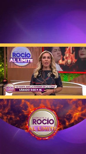 "Le gusta que la dominen en la cama". Te advierto que esta historia pondrá a prueba tus escrúpulos. Acércate a Rocío al límite y chécala. Capítulo de estreno. Sábado, 9 de la noche, Azteca Uno. | Rocío Sánchez Azuara