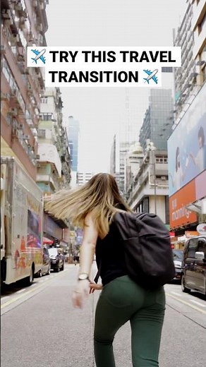 EASY Travel Transition- try this transition the next time you travel.
