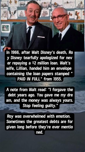The Secret Walt Disney Forgave Before He Died 🥹❤️