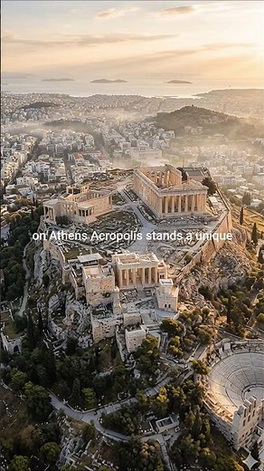 Erechtheion: Greece’s iconic temple of Caryatids on the Acropolis 🏛️ #AncientGreece #HistoryShorts
