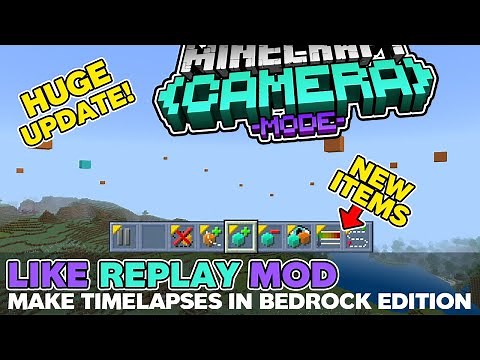 Camera Mode for Minecraft Bedrock Edition - HUGE UPDATE