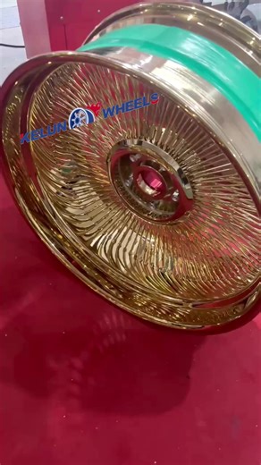 Kelun Brand 24x10 Lowrider Wire Wheels Gold 200 Chrome Forged 24 Inch  Gold Wire Spoke Wheels