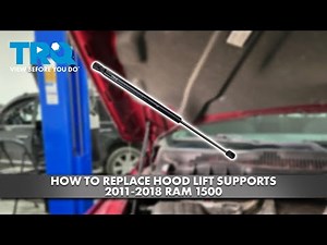 How to Replace Hood Lift Supports 2011-2018 Ram 1500