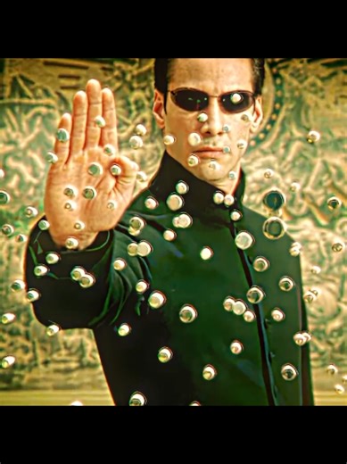 Neo can stop bullets whenever he wants 😎🔫 | The Matrix Reloaded (2003) #edit