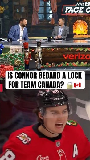 Connor Bedard already has one goal tonight as he looks to make Canada’s Olympic squad 👀