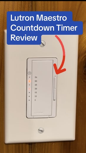 Watch Honest review of Lutron Maestro countdown timer switch on Amazon Live