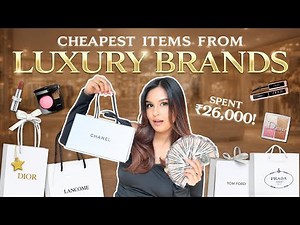 I Spent ₹26,000 to try the Cheapest Products from LUXURY Beauty Brands💵 /Mridul Sharma