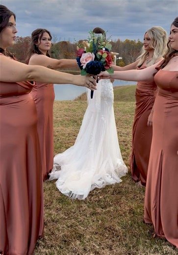 Stunning Bride and Husband Reveal Moments