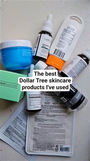 Dollar Tree skincare products that actually work!!!