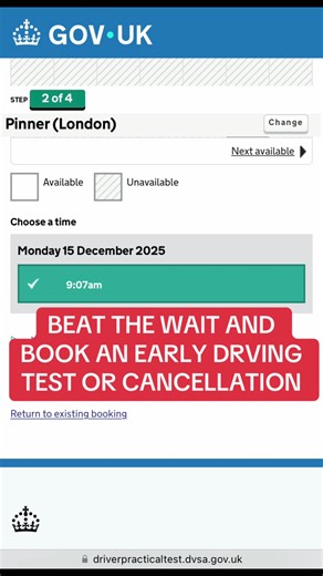 Driving test in months? Nah. DM us and we’ll sort you out with a fast-track date — maybe even next week 👀🚗⚡ #DrivingTest #DrivingTestTips #LearnToDrive #DrivingHack #TestSooner