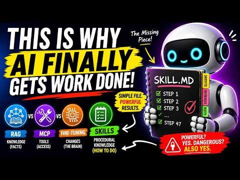 AI Agents Finally Learn HOW to Work 🤯 | Skills Explained Simply (No Code!)