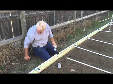 Garden PVC watering system