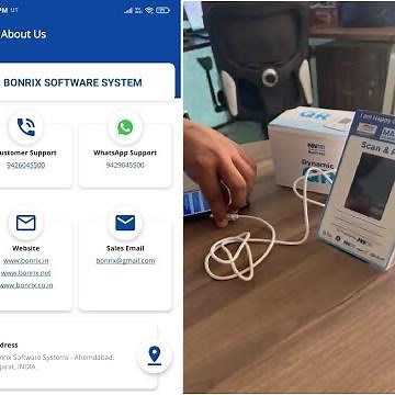 3.5 inch USB Dynamic QR Code Display for BHIM UPI Payment Collection using DQR Service like Paytm