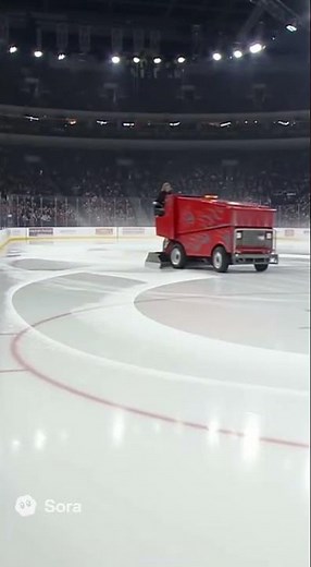 Zamboni Derby: Hilarious Ice Resurfacing Race!