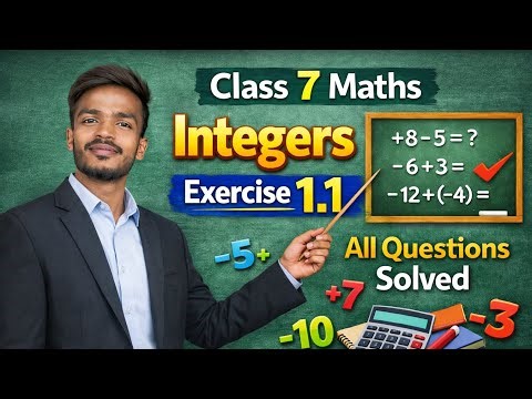 Class 7 Integer Ex- 1.1 All Questions Solved | NCERT book #dharasingh0407 #maths #ncertsolutions