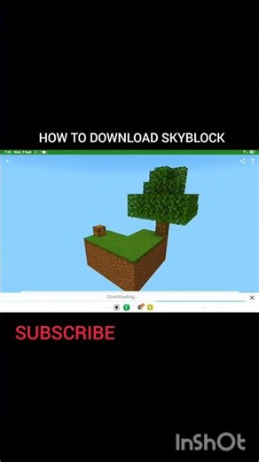 how to download skyblock in just 30 second #minecraft #viral #gaming #shortvideo #skyblock