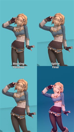 Juan Cruz | Find the differences in this animation process! . #animation #zelda #bts | Instagram