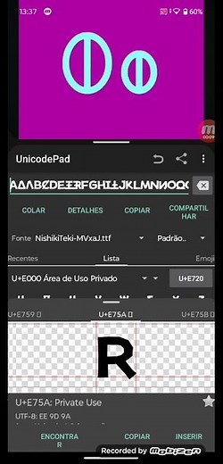 UNIFON Artistic Alphabet In Unicode Pad