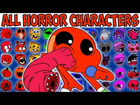 ALL HORROR CHARACTERS | FNF Character Test | Gameplay VS Playground