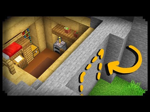 ✔ How to Make an Easy Secret Piston Door in Minecraft