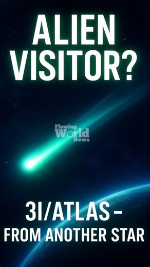 Flowing World News on Instagram: "The 3I/Atlas The comet 3I/ATLAS is a visitor from outside our Solar System—only the third interstellar object ever confirmed, following 1I/ʻOumuamua and 2I/Borisov. • It was first detected on 1 July 2025 by the Asteroid Terrestrial‑impact Last Alert System (ATLAS) survey telescope. • Its trajectory is hyperbolic, meaning it’s not bound to our Sun and is just passing through. • It’s traveling at a very high speed: about 209,000 km/h (≈130,000 mph) when entering t