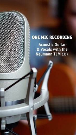 Happy 10th anniversary, dear Neumann TLM 107. 🎂 The #TLM107 is a reference class microphone for vocals and instruments with breathtaking realism. Five polar patterns plus variable pad and low cut settings make the TLM 107 exceptionally flexible. And with a dynamic range of 131 dB the TLM 107 captures anything from a slight whisper to massive drums without unwanted noise or distortion. Watch @fabianhollandmusic record #acousticguitar and #vocals with this versatile little workhorse of a #microph