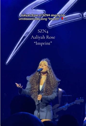 Aaliyah Rose's Unreleased Solo Performance of 'Imprint'