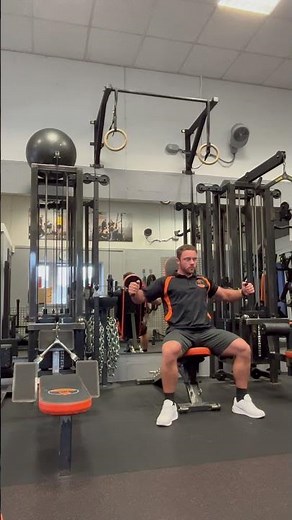 Seated cable chest fly