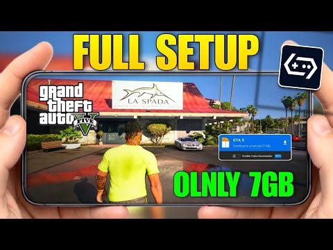 🔥 Can You Play GTA 5 on Android in JUST 7GB?! 😱 | GTA V Android via GameHub Emulator (Full Setup)