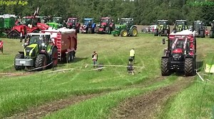 47K views · 544 reactions | Cace IH Puma 260 nfx vs Claas 870 Oxion Big Agriculture Tractors pulling approximately 25 ton trailer. Competing tractors with similar power groups. Tractor trailer pulling 2023 Enjoy your viewing! Music: Title: Folkadots Artist: Ella Joy Meir Music used is from Facebook free music library for content creation and is rojalty free | Engine Age | Facebook