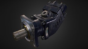 Bent-axis piston pump - 3D model by Benji (@benjaminghysDAE)