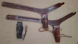 Texan Lined Holster and Buscadero Western Rig