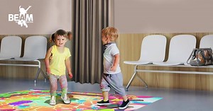 Stand out from your competition by offering your patients a unique, interactive waiting room experience. BEAM is a hygienic digital playground with no toys to clean or put away. | Beam by EyeClick