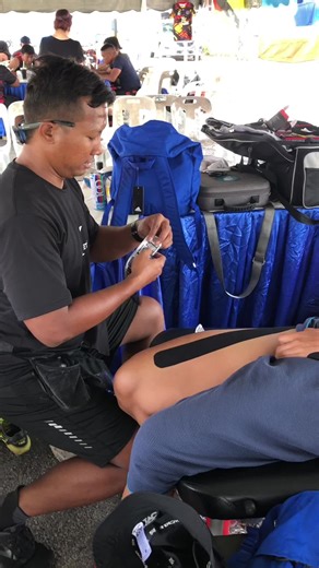 Effective Hip Flexor Strain Kinesio Taping Techniques | ASMR