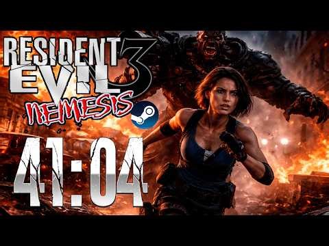 [World Record] Resident Evil 3 Nemesis speedrun any% 41:04 (Steam/JP)