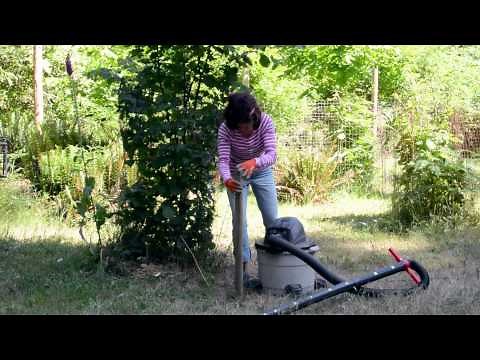 HOLE DIGGING WITH SHOP VACUUM