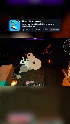 Hold My Items Mod 1.16.5 - 1.21.5 #minecraft #kesfeteyyiz #minecraftshorts #Hold My Items Mod #mod