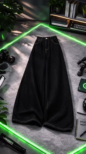 กางเกงยีนส์ใส่แล้วดูเท่✨#กางเกงยีนส์ #baggyjeans #กางเกงยีนส์กระบอกใหญ่ #กางเกงยีนส์ขากระบอก #ใส่แล้วเท่ห์เลย