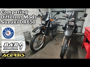 Suzuki DR650 Comparison / Mods